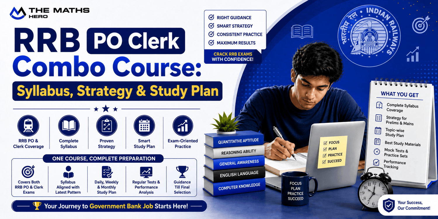 RRB PO Clerk Combo Course: Syllabus, Strategy & Study Plan
