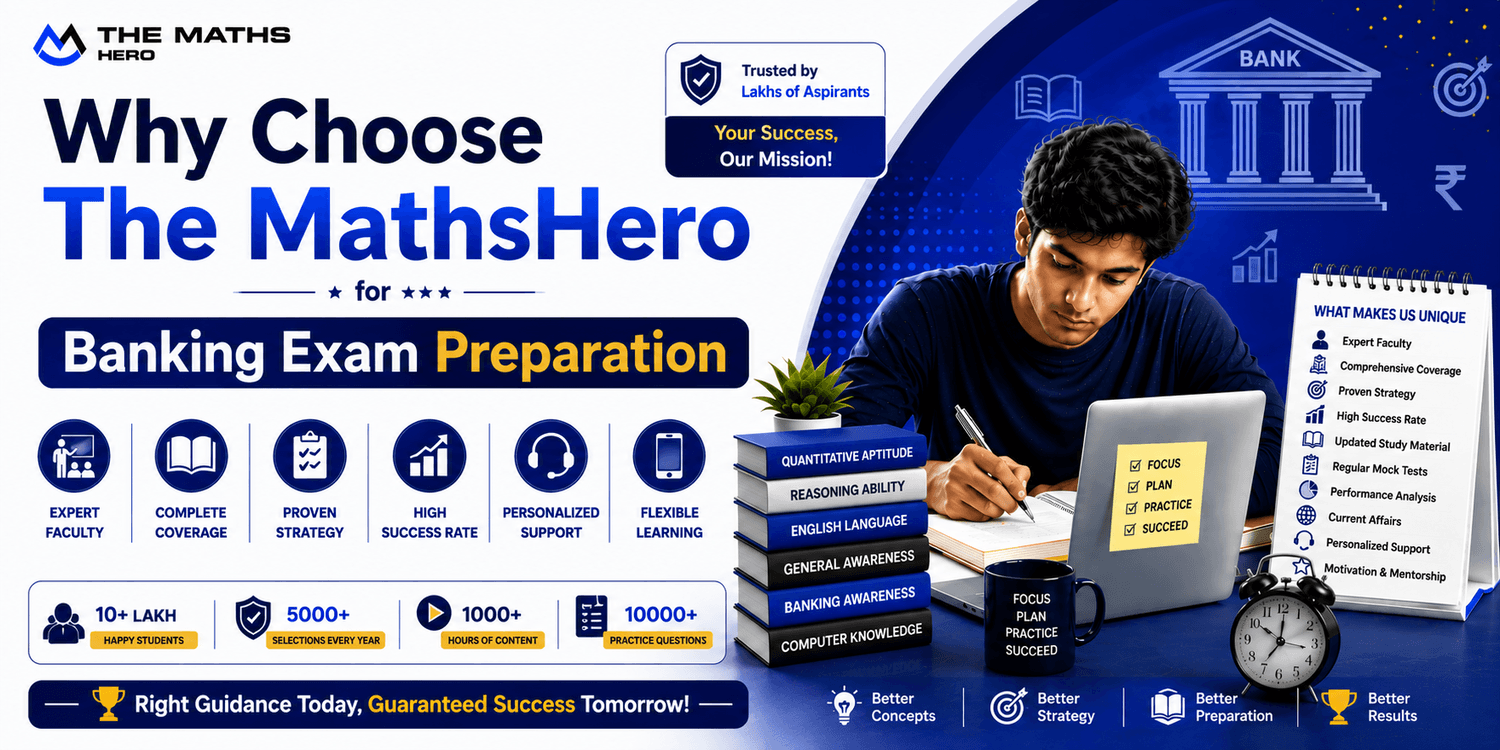 Why Choose The MathsHero for Banking Exam Preparation